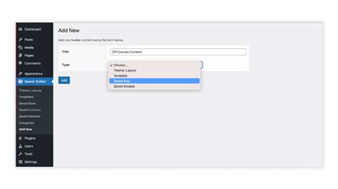 How To Make A Flyout Menu With The Off Canvas Builder.